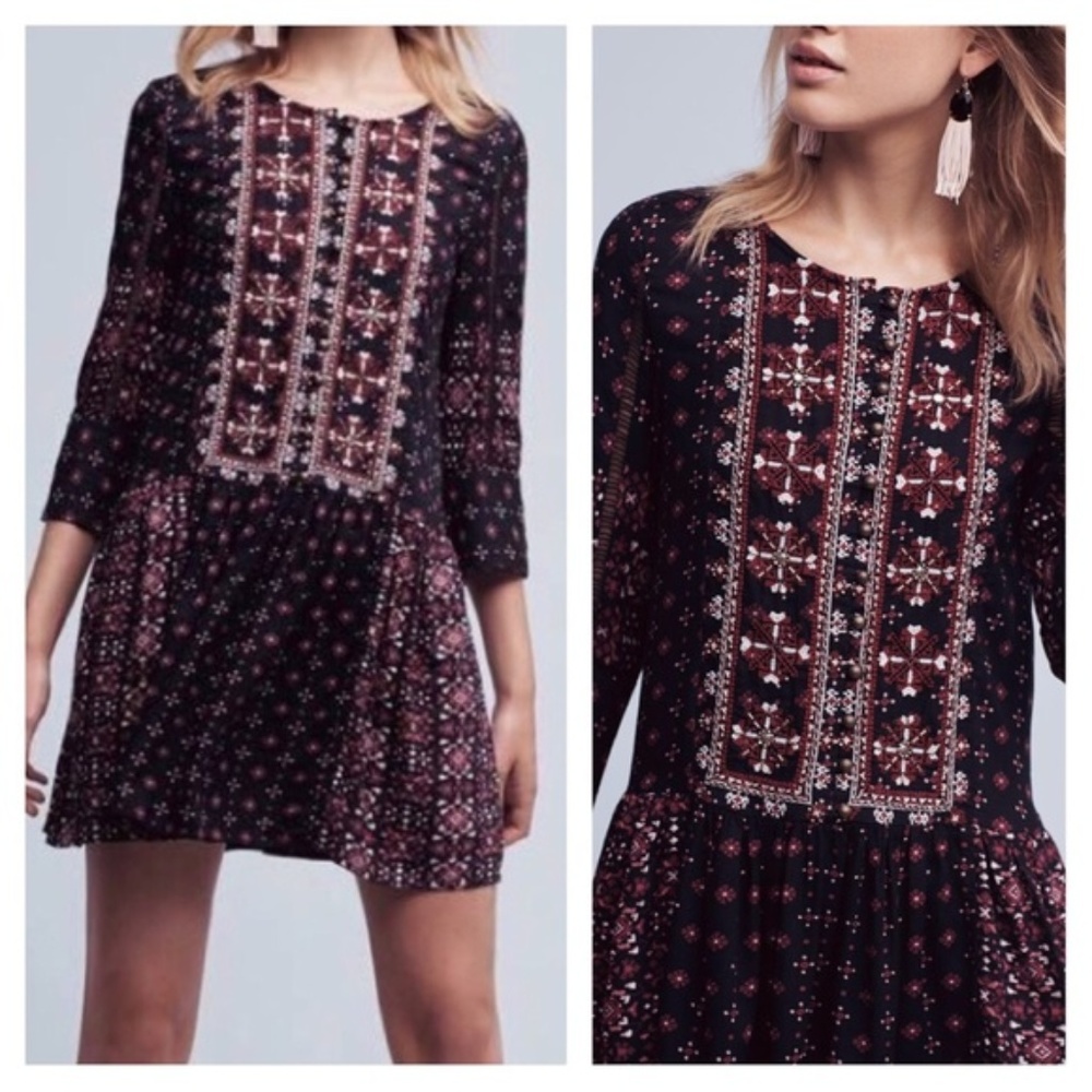 Anthropologie Vanessa Virginia Kaleidoscope Dress